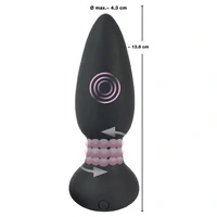 Anal Plug Black Velvets RC Rotating Negru
