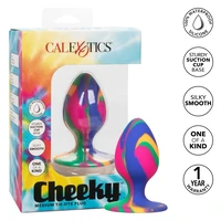 Anal Plug Cheeky Medium Tie-Dye Multicolor
