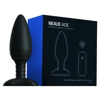 Anal Plug Cu Vibrații Ace Large Nexus Negru