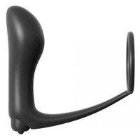 Anal Plug Cu Vibrații Și Inel Negru