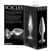 Anal Plug de Sticlă Icicles 26 Transparent