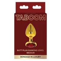 Anal Plug Diamond Jewel Medium Auriu