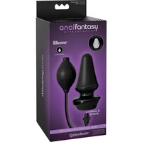 Anal Plug Inflatable Silicone Negru