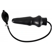 Anal Plug Latex Gonflabil 19.5cm Negru