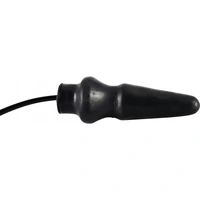 Anal Plug Latex Gonflabil 19.5cm Negru