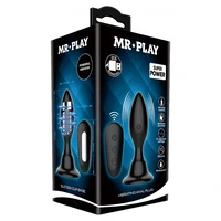 Anal Plug Mr. Play Vibrating Negru