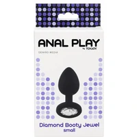 Anal Plug Premium Diamond Jewel Small Negru