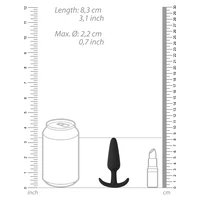 Anal Plug Slim Shots Negru