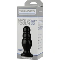 Anal Plug TitanMen Master Tool No.4 Negru