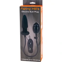 Anal Plug Vibrații Hill Inflatable Negru