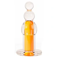 Anal Plug X-MEN 10 Speeds Vibrating Beaded Galben