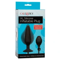 Anal Plug XL Silicone Inflatable 16cm Negru