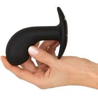 ANOS Big Head — Plug Prostatic cu Cap Mare, 10 Moduri Negru