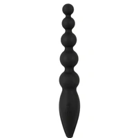 ANOS Bile Anale Vibrante, 7 Moduri, USB, Rezistent La Apă Negru