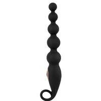 ANOS Bile Anale Vibrante, 7 Moduri, USB, Rezistent La Apă Negru