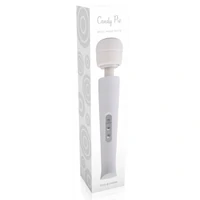 Aparat de masaj Magic Wand Candy Pie Alb