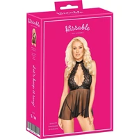 Babydoll Kissable Medeea Negru L-XL