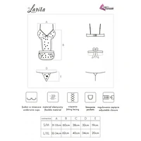 Babydoll LivCo Larisa Negru L-XL