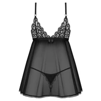 Babydoll Obsessive Blomentis Negru XS-S