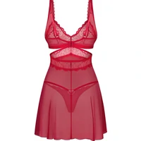 Babydoll Obsessive Cupide Desir Roșu S-M