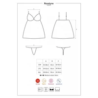 Babydoll Obsessive Rosalyne Roșu S-M