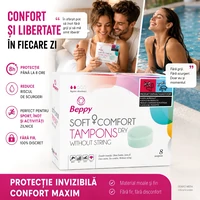 Beppy Dry – Tampon Burete Fără Fir, Discret 8 Ore