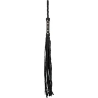 Bici ZADO Cat-O-Nine cu 9 Cozi Piele 70cm Negru