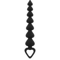 Bile Anale ToyJoy Heart Beads Negru