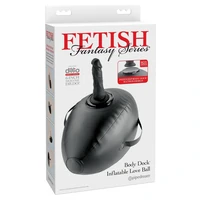 Body Dock Love Ball Saltea Gonflabilă Creativă Pipedream Negru