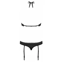Body Obsessive 830-TEG Negru L-XL