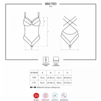 Body Obsessive 860-TED Negru S-M