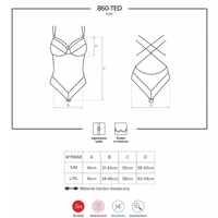 Body Obsessive 860-TED Negru S-M