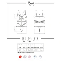 Body Obsessive Bondy Negru S-M