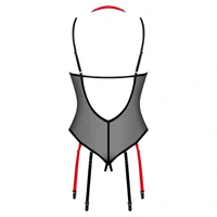 Body Obsessive Glandez Decupat Negru XS-S
