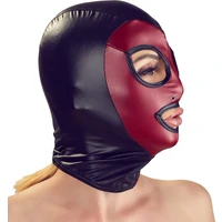 Cagulă Bad Kitty Head Mask Vișiniu Negru