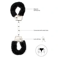 Cătușe Furry Fun Negru
