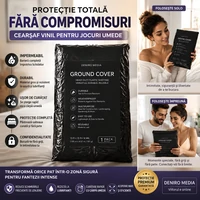 Cearceaf Vinyl Bed Sheet Negru