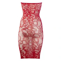 Chemise Le Desir Star Rhinestone Roșu XL-2XL