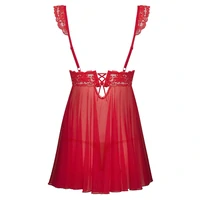 Chemise Obsessive 863-BAB Roșu S-M