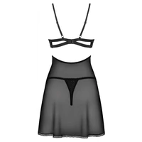 Chemise Obsessive Nutris Negru XS-S