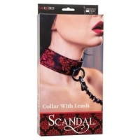 Colier Și Lesă Scandal Negru