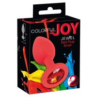 Colorful Joy Jewel Plug Roșu