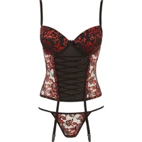 Corset Cottelli Collection Corsage Set Negru S