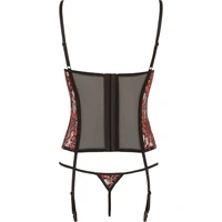 Corset Cottelli Collection Corsage Set Negru S
