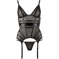 Corset Cottelli Collection Eleanor Negru M
