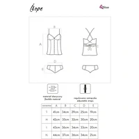Corset LivCo Isope Alb L