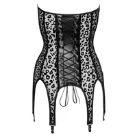 Corset Noir Cami Veda Negru S