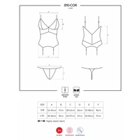 Corset Obsessive 810-COR Negru S-M