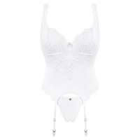Corset Obsessive Amor Alb S-M