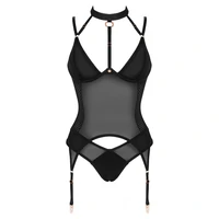 Corset Obsessive Brasica Negru XS-S